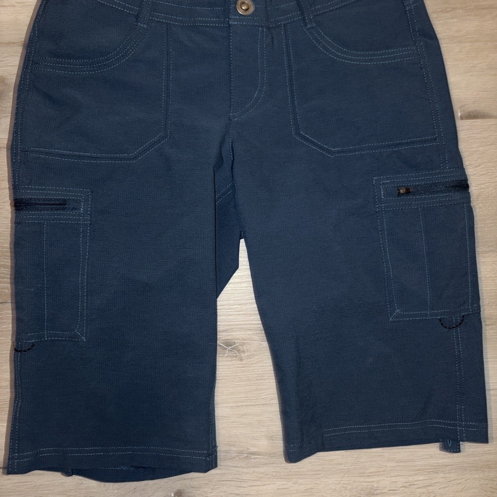 Kuhl Outdoor Hiking Trail Knee Length Shorts Woman's 6 Blue